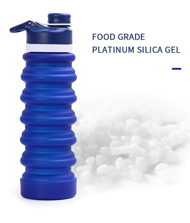 Portable Folding Silicone Water Bottle - Trendha