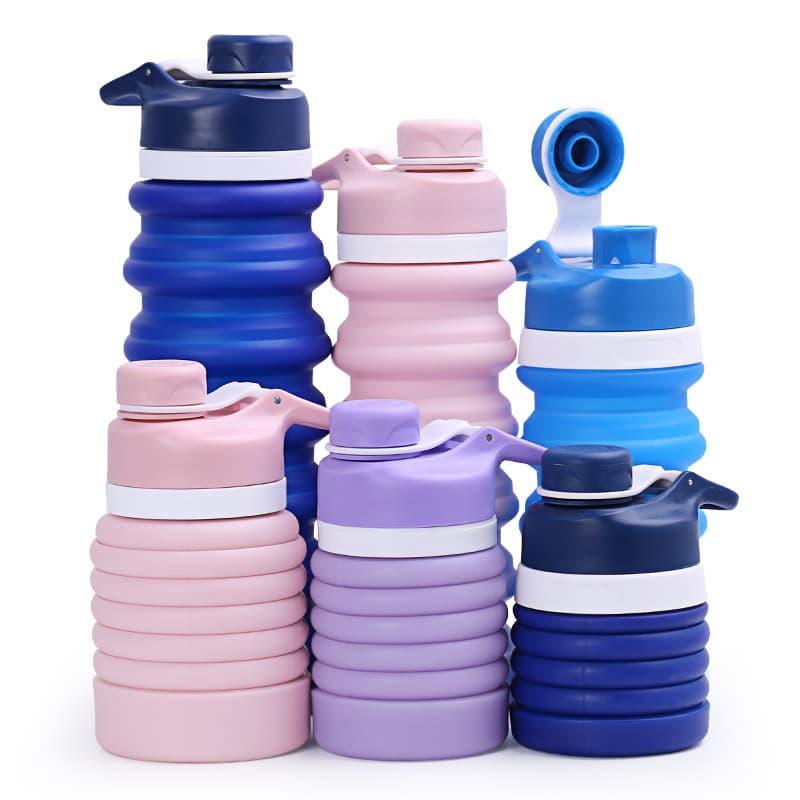 Portable Folding Silicone Water Bottle - Trendha