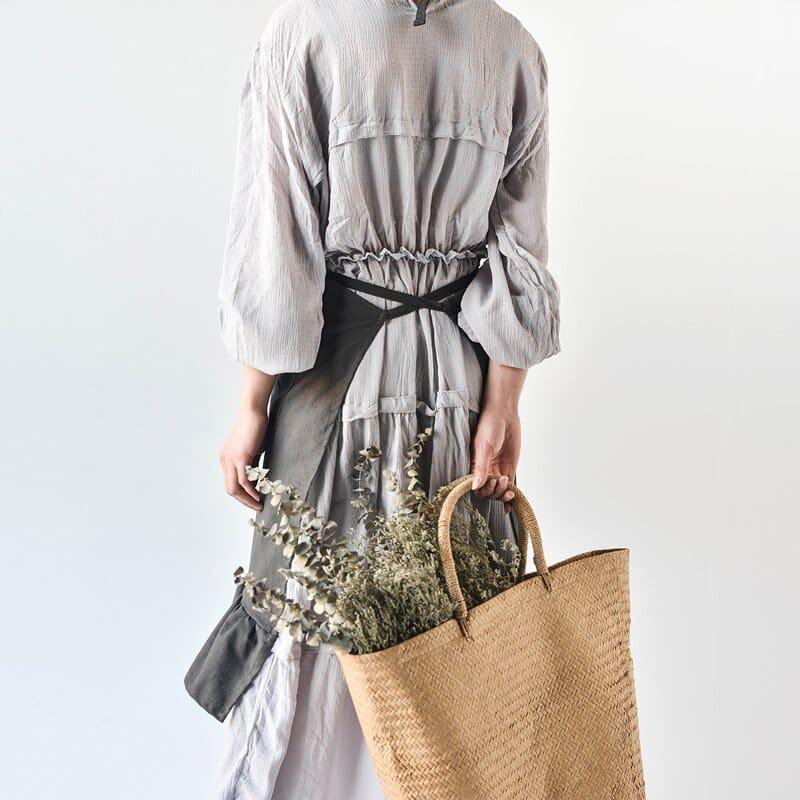 Ruffled Cotton Apron for Women - Trendha