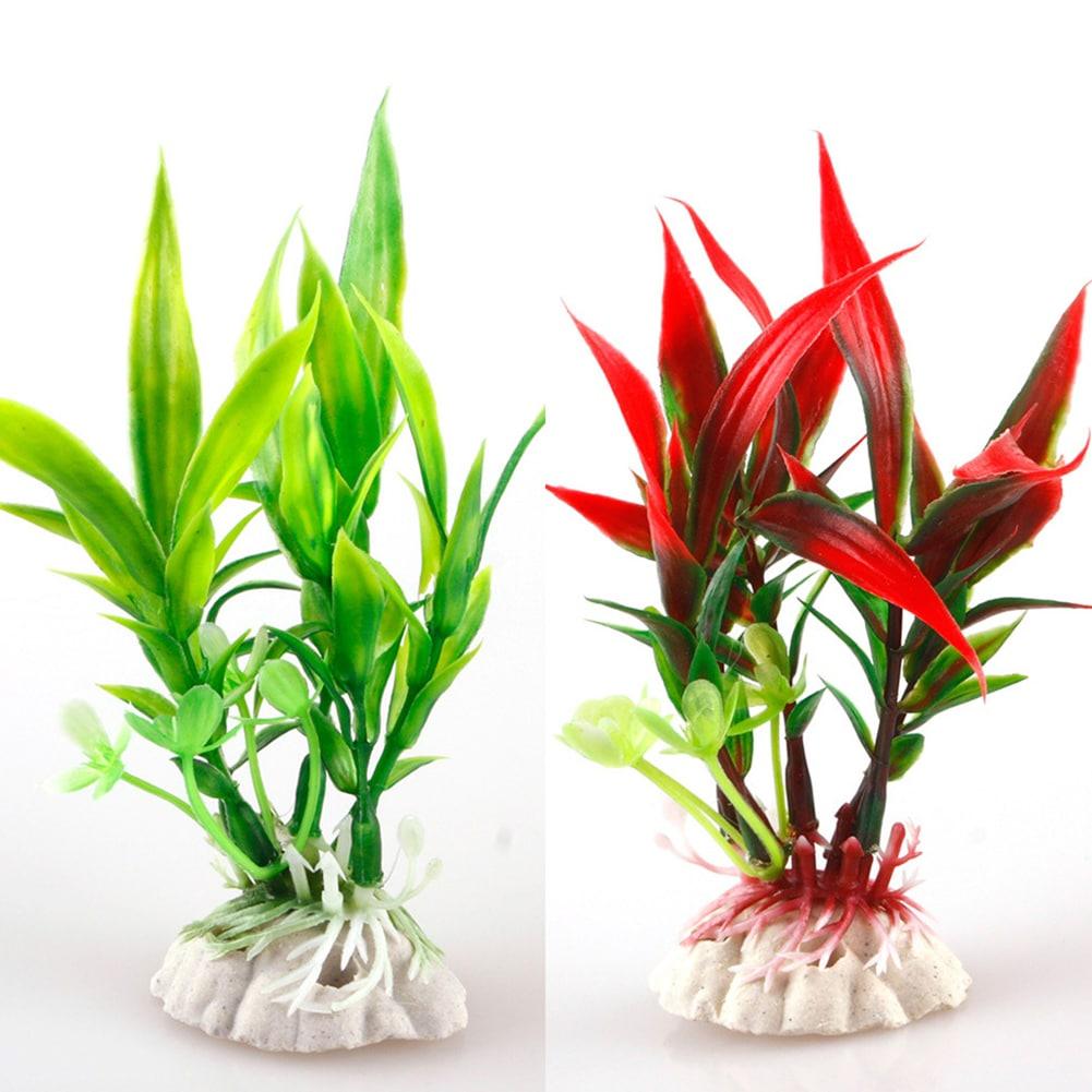 Safety Aquarium Decor Plastic Plant