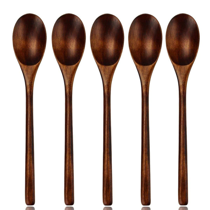 Wooden Spoons 5 Pcs Set - Trendha