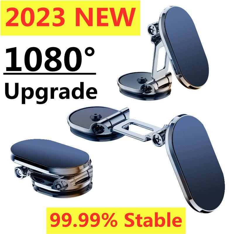 Foldable Universal Rotate Metal Magnetic Car Phone Holder - Air Vent Magnet Mount GPS Support - Trendha