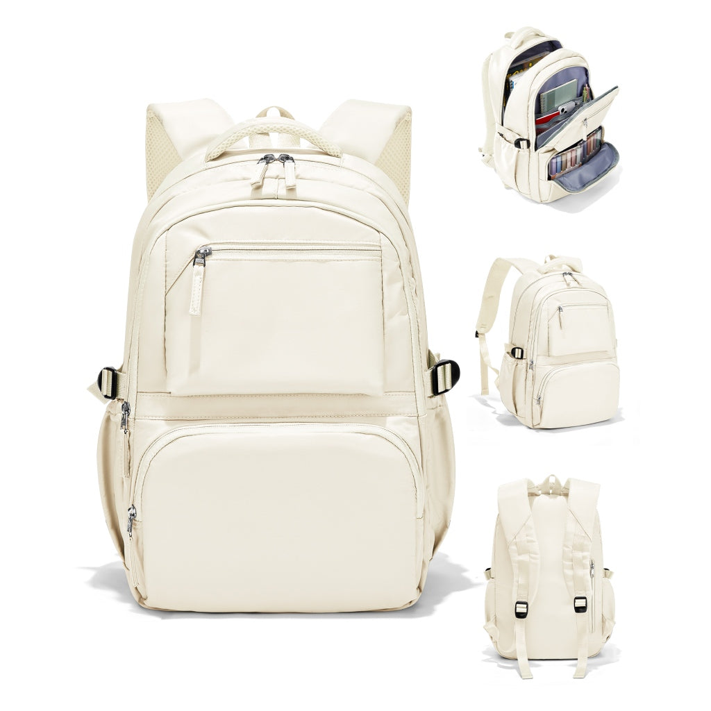 Lightweight 15.6-inch Nylon Laptop Backpack for Women