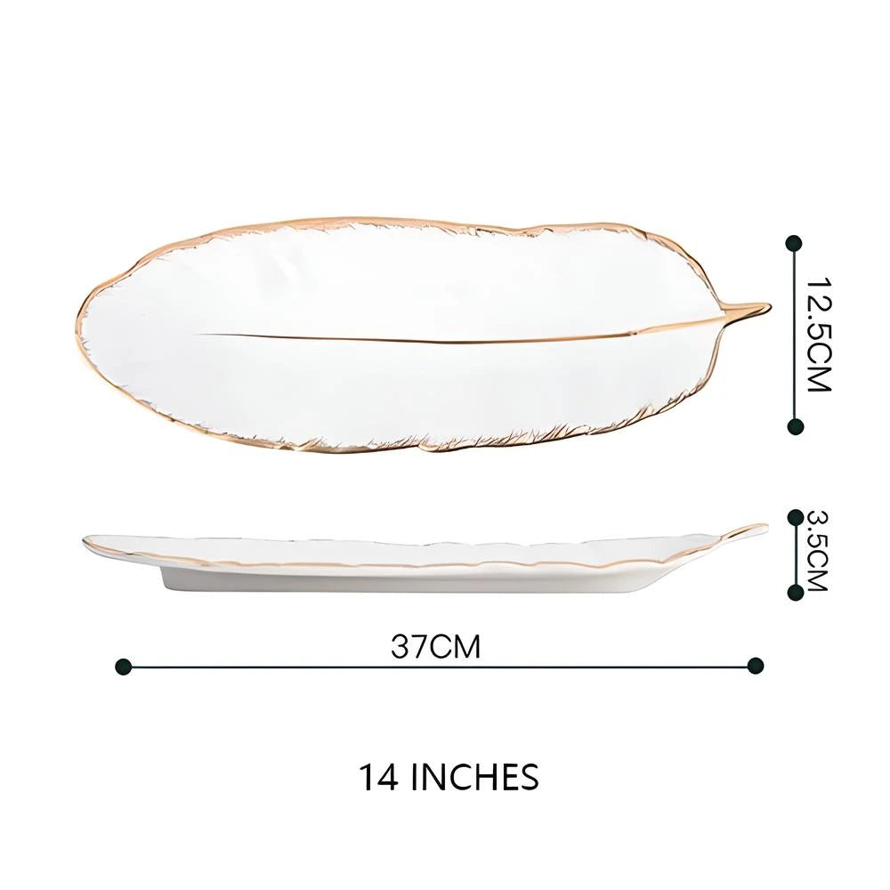 Luxury Nordic Ceramic Storage Tray for Jewelry and Tableware