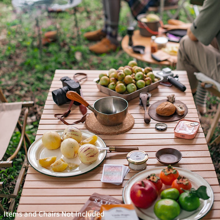 Outdoor Folding Egg Roll Table