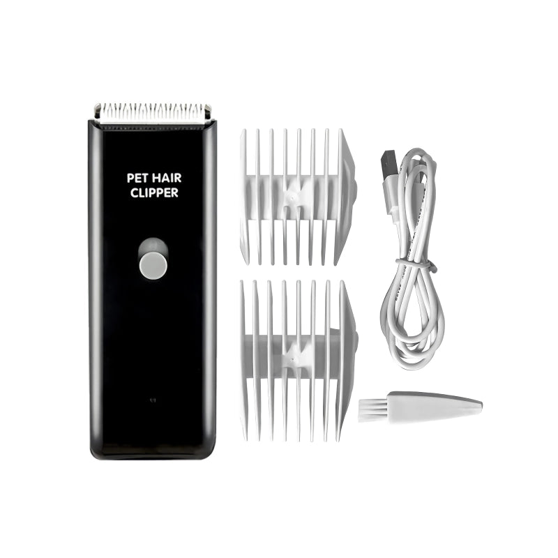 Rechargeable Low-Noise Pet Hair Trimmer for Professional Grooming