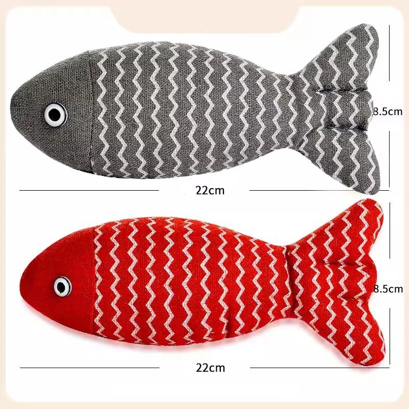 Interactive Cat Fish Toy