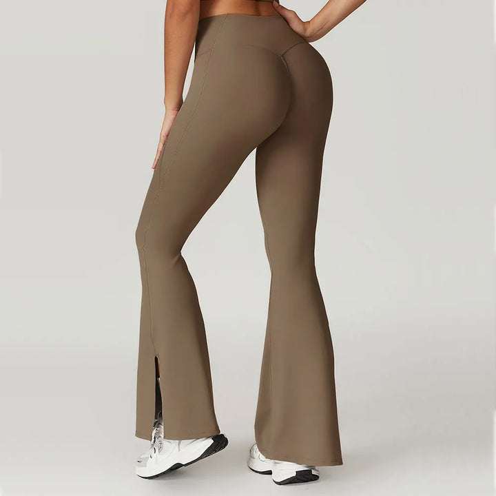 High Waist Flared Yoga Pants for Women