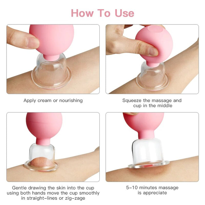 Facial Cupping Massage Set for Skin Lifting & Anti-Cellulite