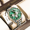 Color: P815 Golden Green Noodles