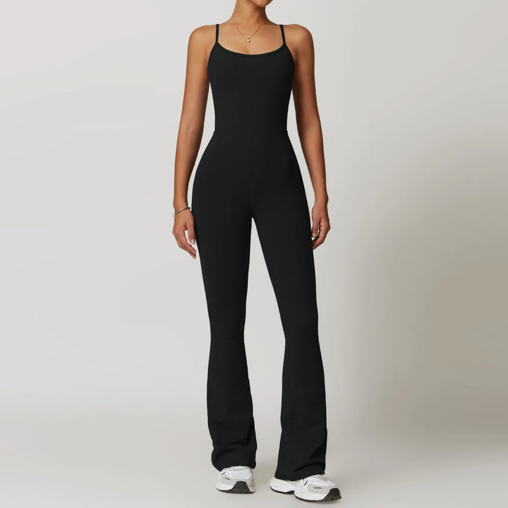 Women's Stretch Gym Jumpsuit