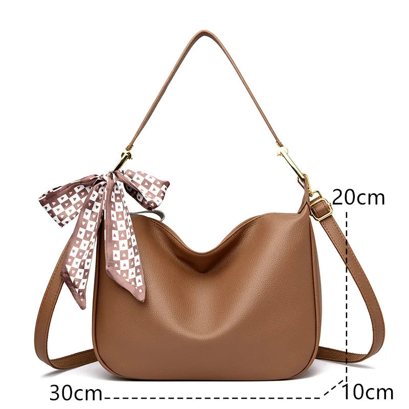 Luxury Designer Soft Leather Women's Shoulder Crossbody Bag