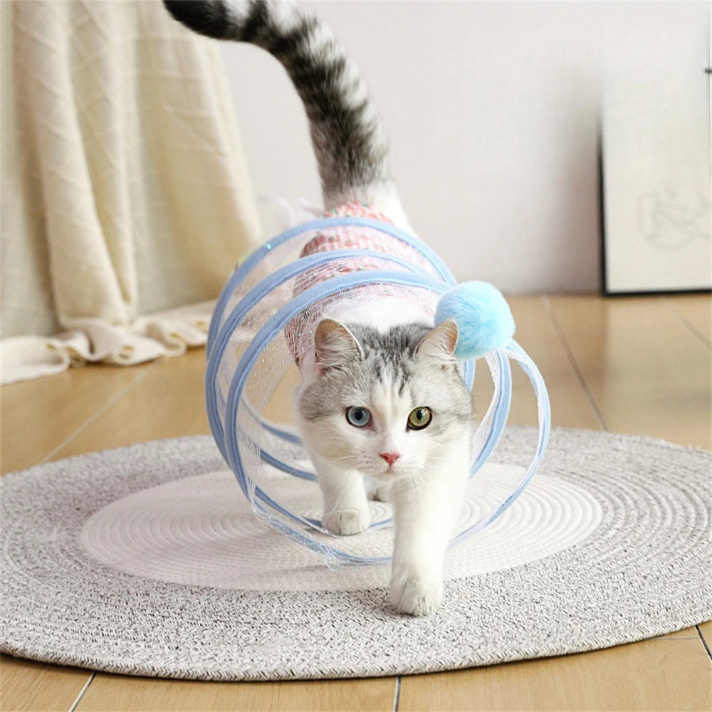 Folded Cat Tunnel Toy