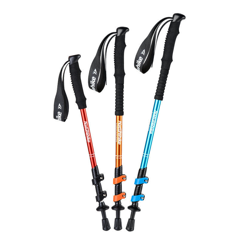 Family Children's Outdoor Trekking Poles With Three Sections