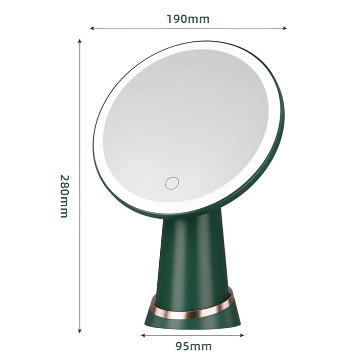 LED Cosmetic Mirror with 3 Colour Light Settings and Touch Control