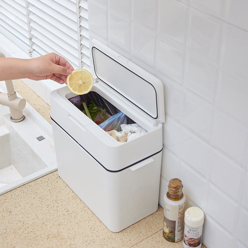 Multi-Function One-Click Garbage Sorting Bathroom Trash Can