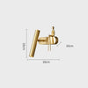 Lampshade Color: Gold left