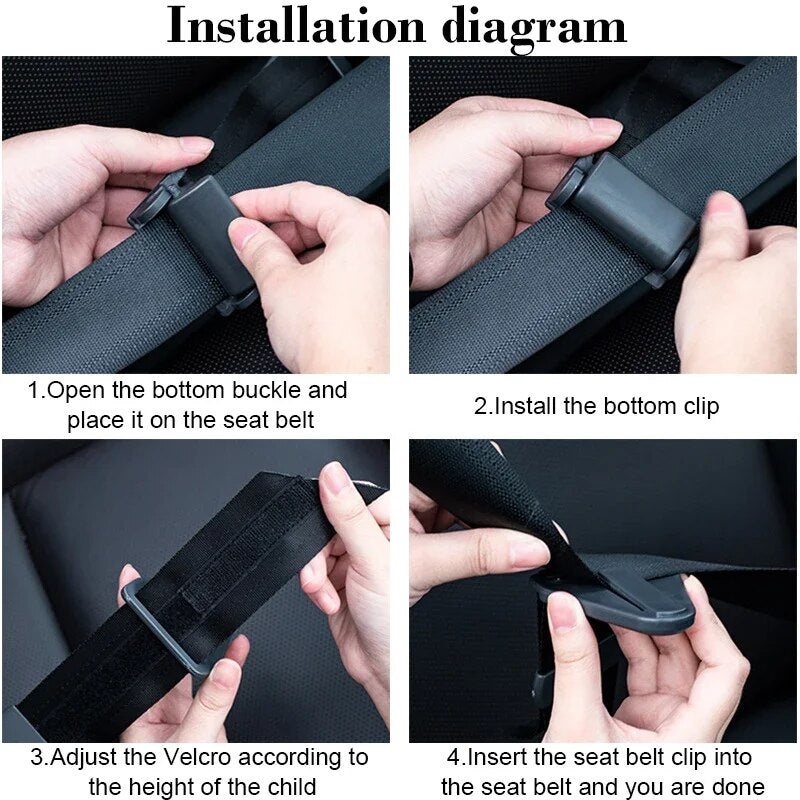 Kid's Safety Seatbelt Positioner