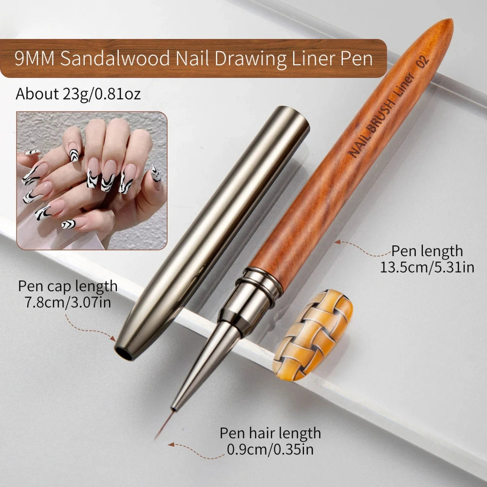 Reusable Nail Liner Brush