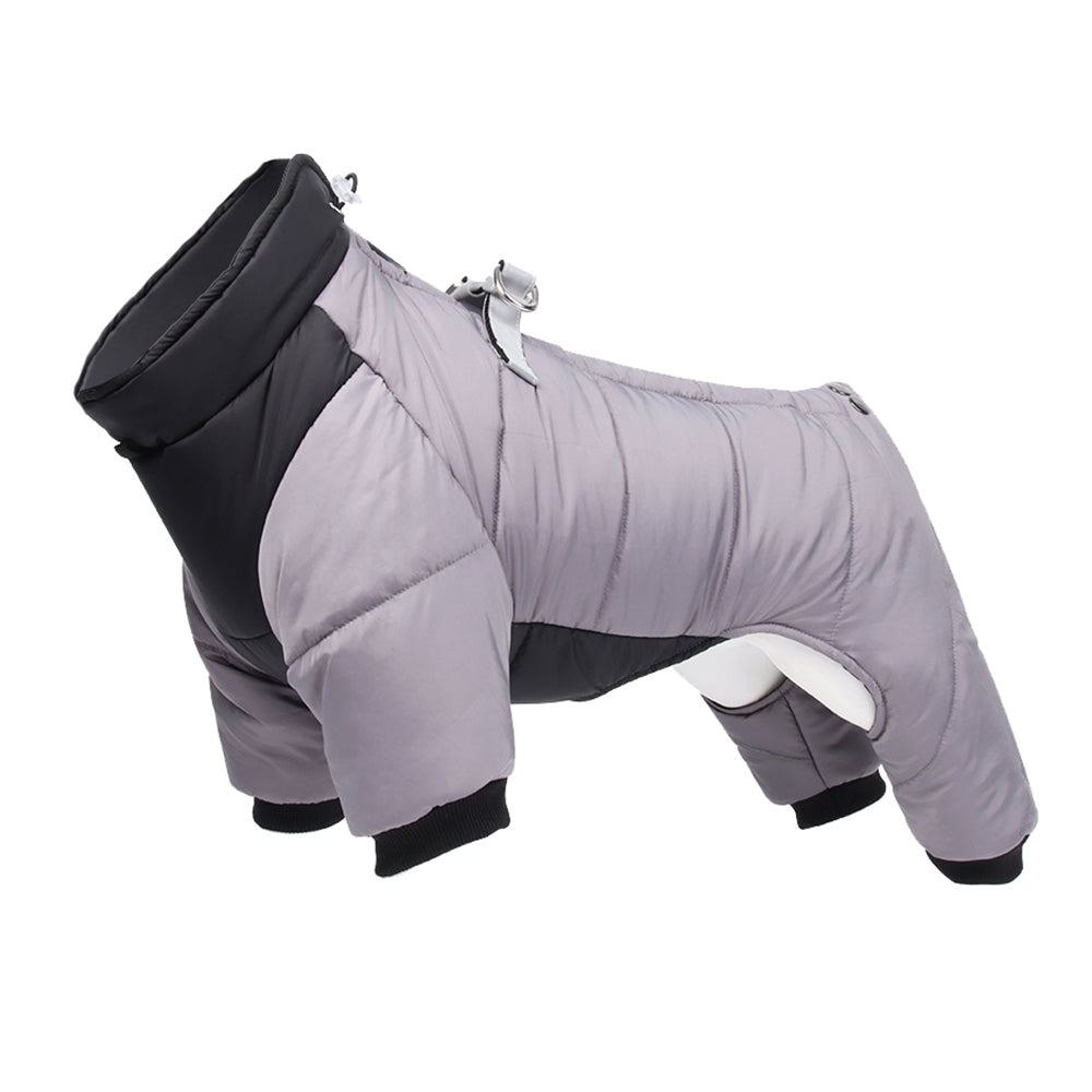 Waterproof Winter Dog Coat with D-Ring