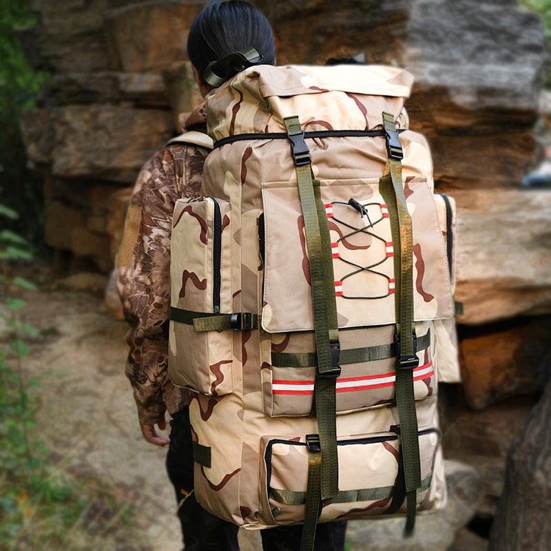 130L Extra Large Outdoor Camping Rescue Luggage Quilt Backpack - Trendha