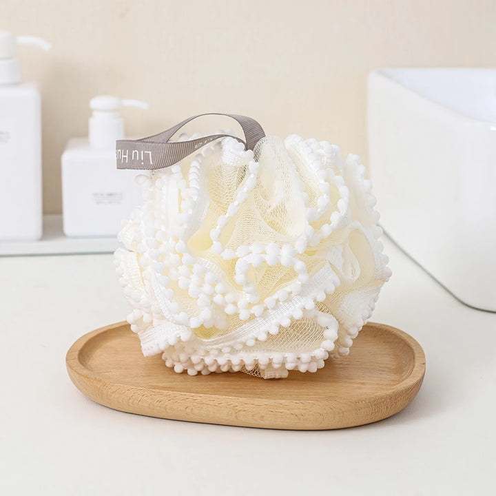 Flower Lace Bath Sponge Ball