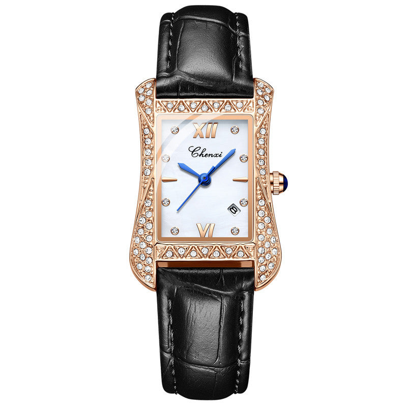 Women Wrist Watch CHENXI Brand Irregular Dial Diamond