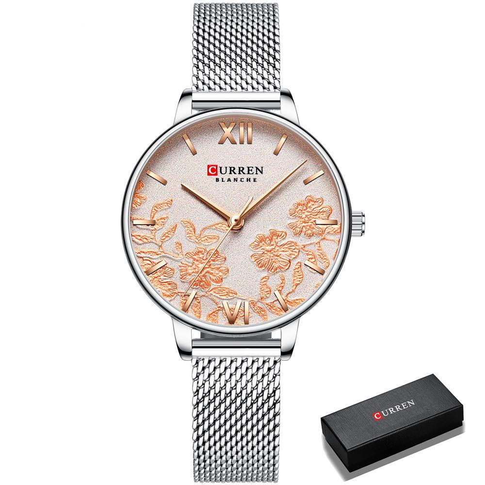 Ladies Waterproof Small Dial Pattern Watch