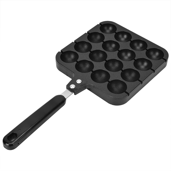 Household Hong Kong-Style Egg Waffle Pan Commercial Portable Gas Round Egg Waffle Machine Cake Cake Non-Stick Bakeware Baking Mold