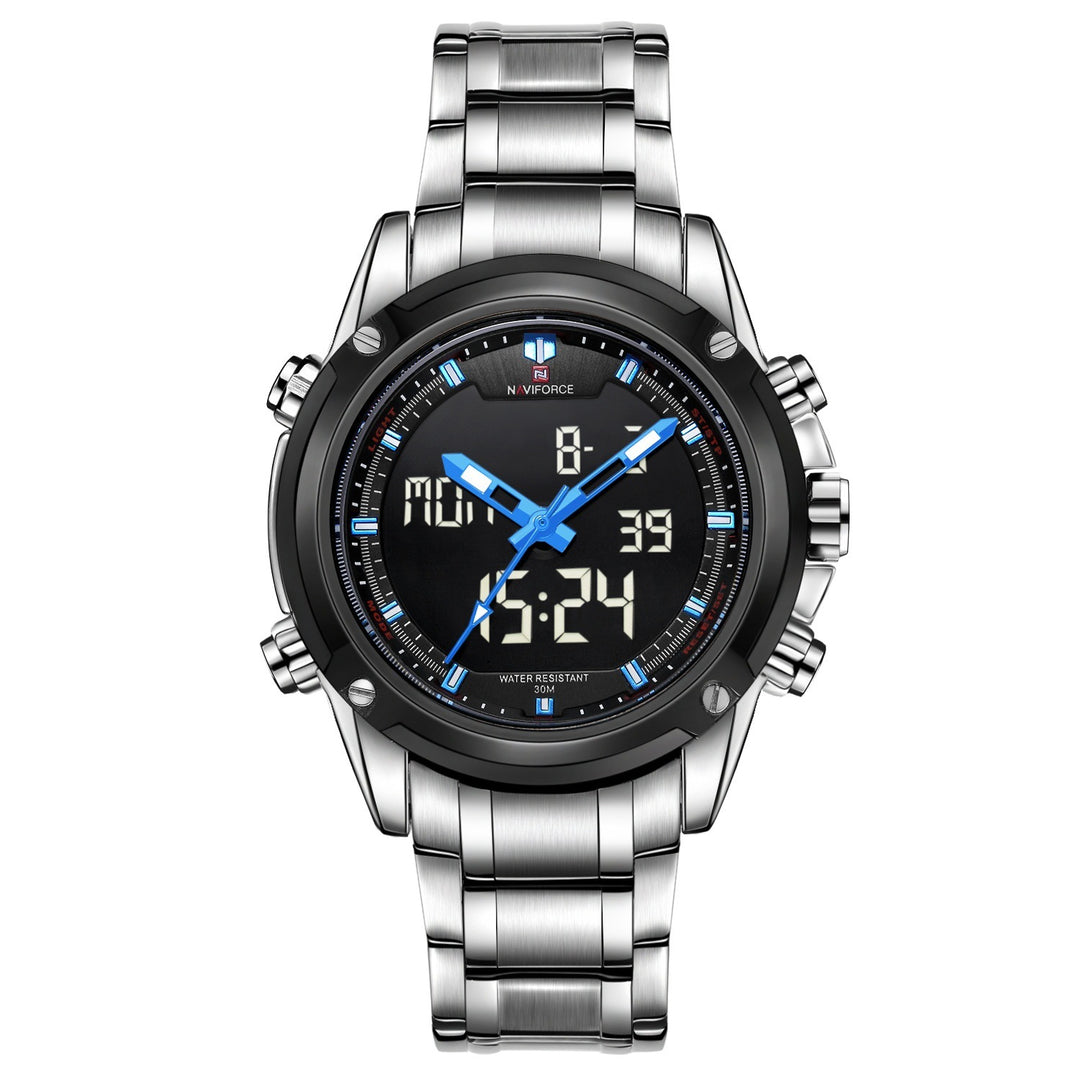 Waterproof Casual Steel Band Quartz Watch