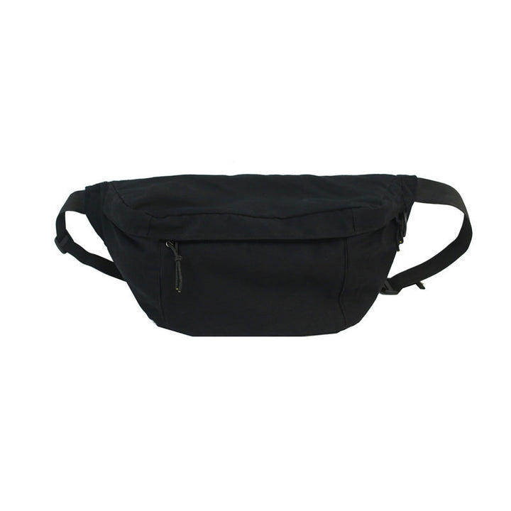 Large-capacity Canvas Chest Bag Messenger Bag Korean Fashion Casual Sports Women's Bag