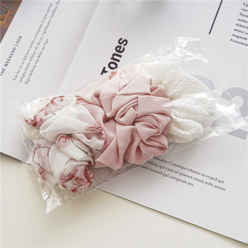 Versatile Solid Color Elastic Hair Bands for Women