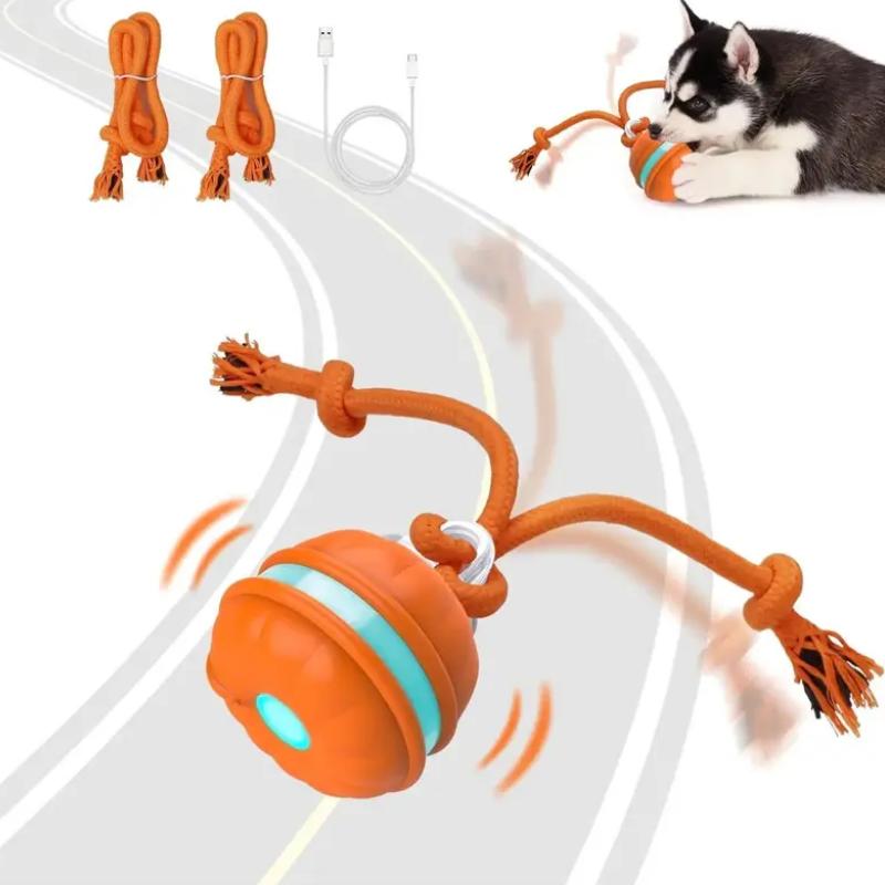 Interactive Motion-Activated Rolling Dog Ball for Puppies & Cats