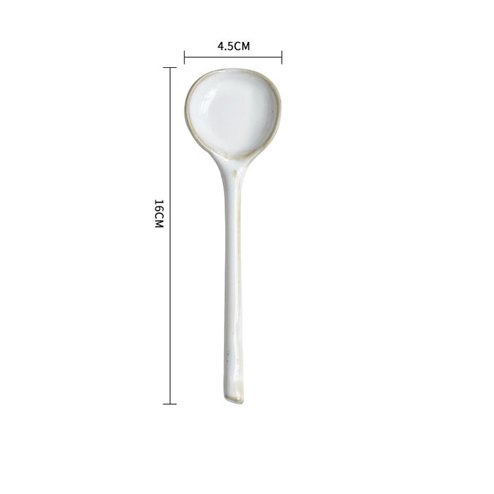 Elegant Ceramic Soup Spoon