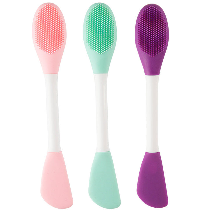 Soft Silicone Double-End Face Mask Brush