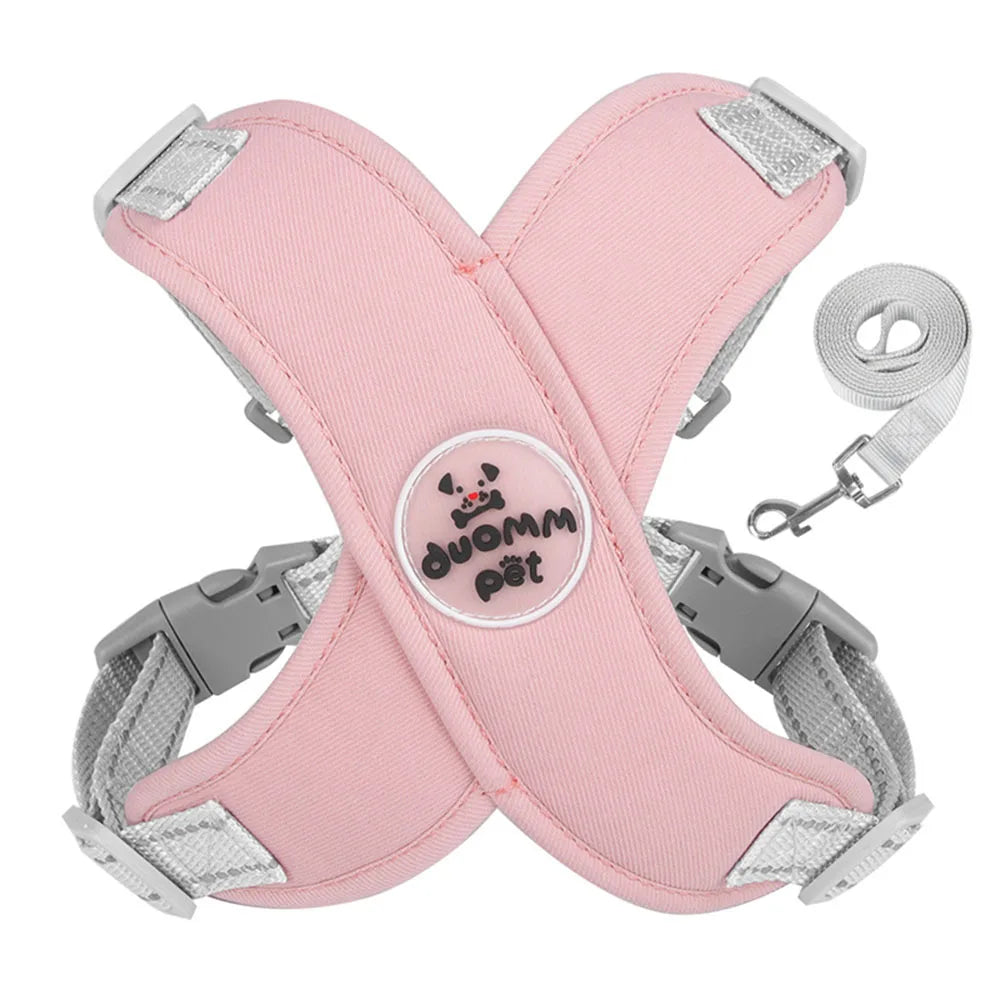 Adjustable No-Pull Dog Harness with Leash Set