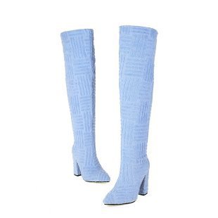 Plus Size Sexy Pointed Toe Thermal Towel Boots