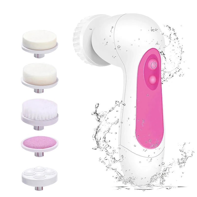 5-in-1 Electric Facial Cleanser and Pore Cleaner