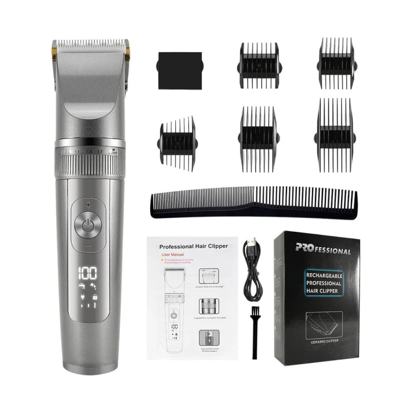 Professional Men's Hair Clippers and Trimmers Set