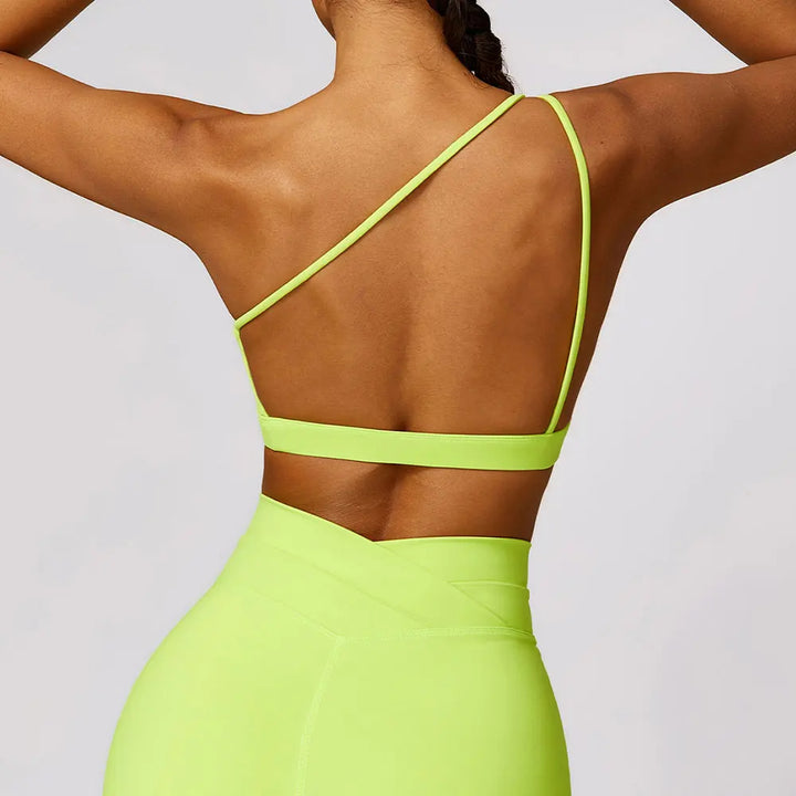 One Shoulder Sports Bra