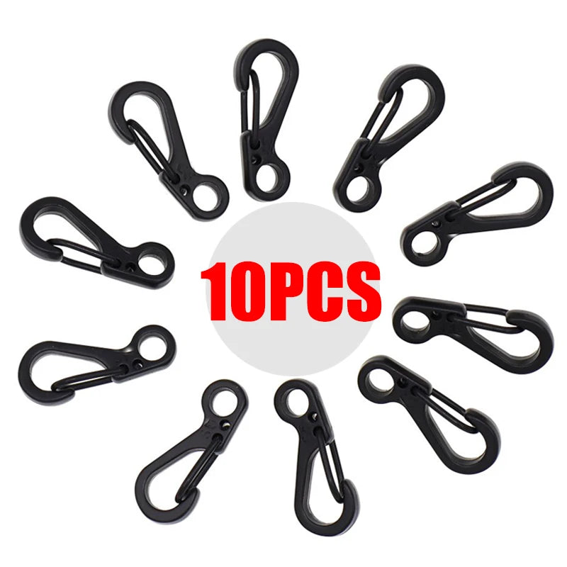 10Pcs Mini Spring Backpack Clasps