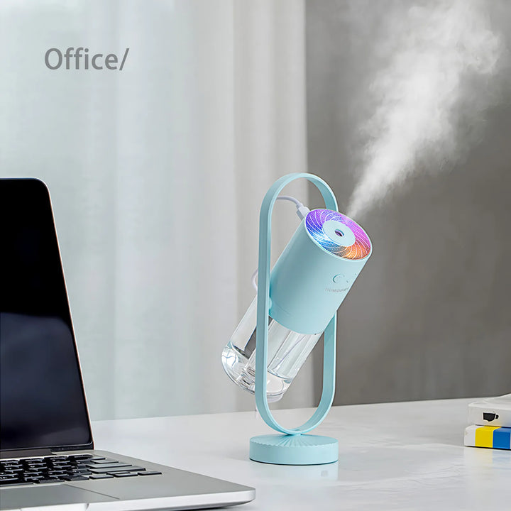 USB Cool Mist Humidifier with Essential Oil Diffuser and LED Night Light Projection