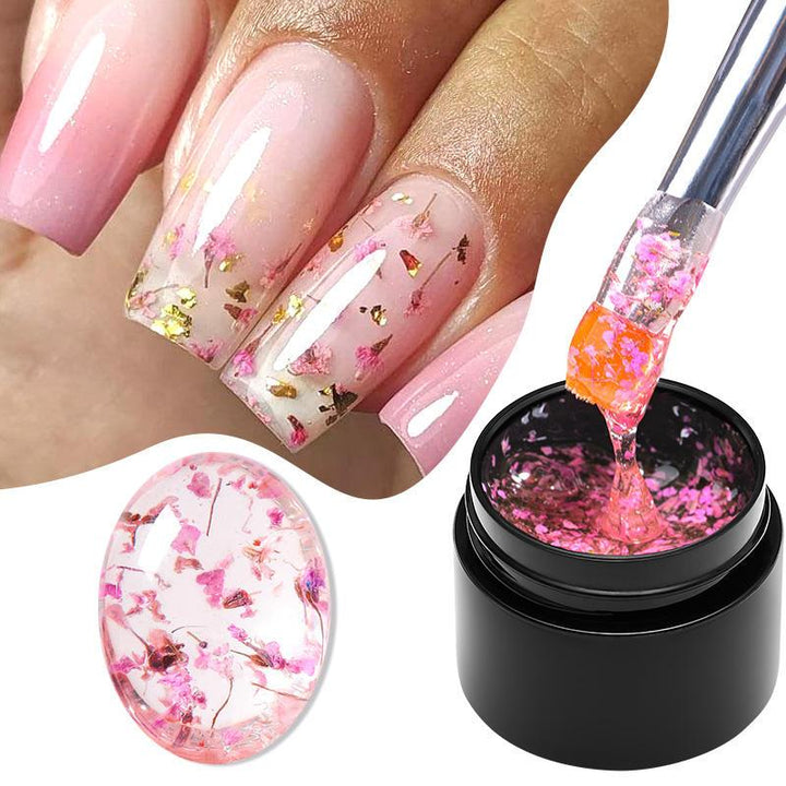 Dried Flower Gel Nail Polish