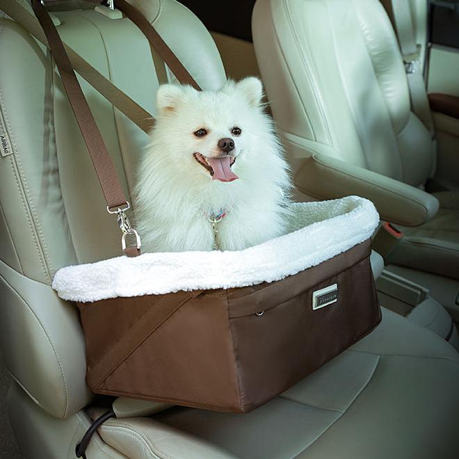 Portable Pet Car Seat - Washable, Foldable, and Secure Travel Bed