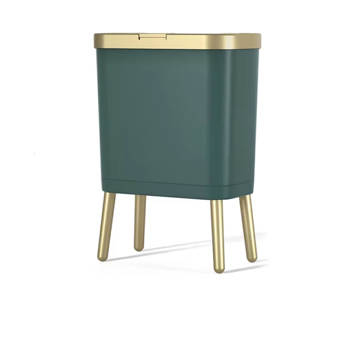 Golden Luxury High-Foot Trash Can