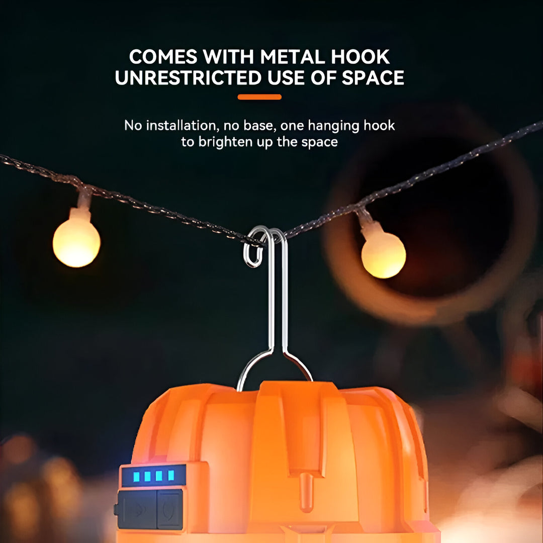 USB Rechargeable LED Camping Lantern with Built-in Battery