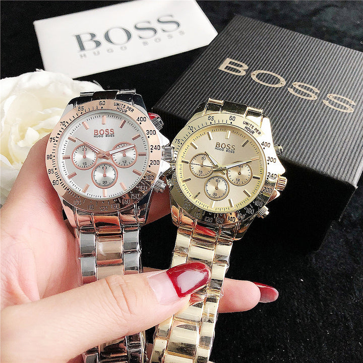 Steel Alloy All-match Fashion Quartz Watch