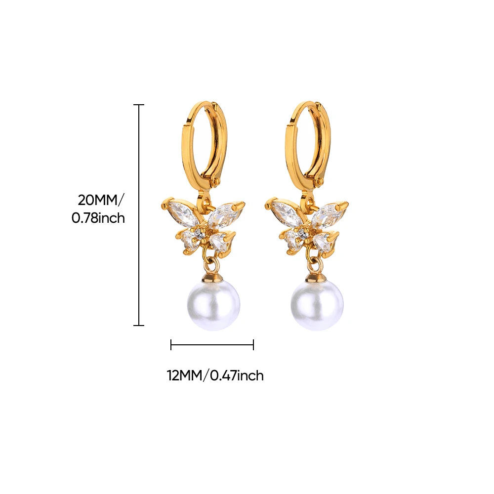 Gold Dangle Earrings for Women