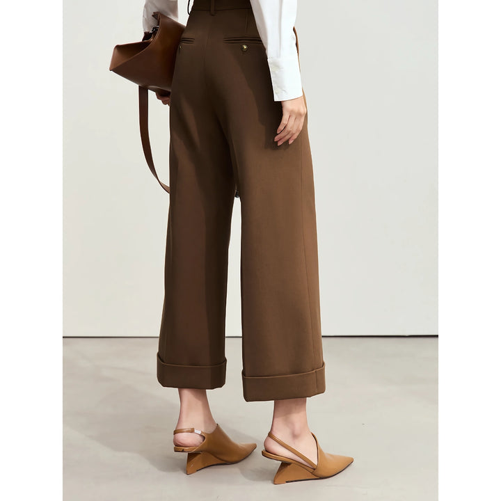 Chic Fall Women's Baggy Ankle-Length Pants – Casual Office Trousers