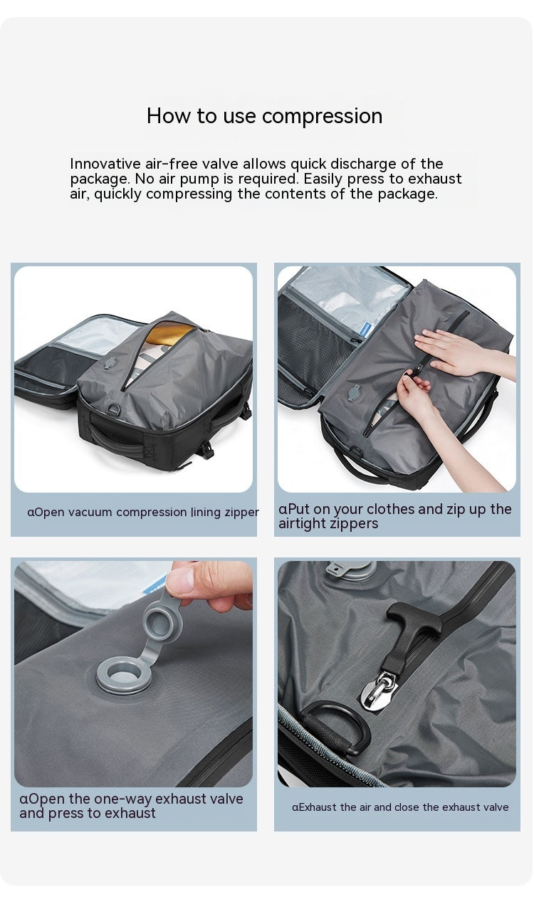 Multi-functional Backpack Capacity Storage Business Oxford Cloth Waterproof Travel Bag